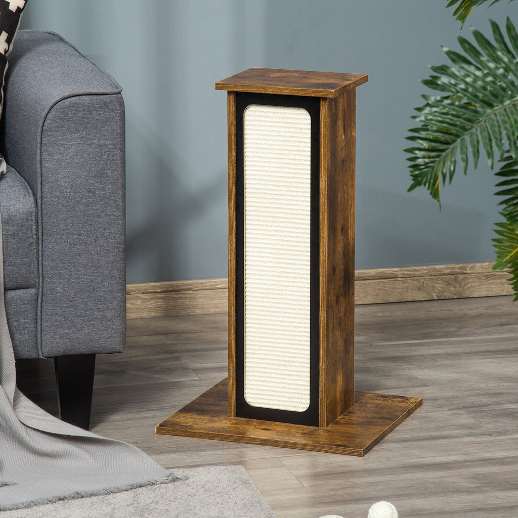 Wooden/ Elegant - Double Sided Scratch Post